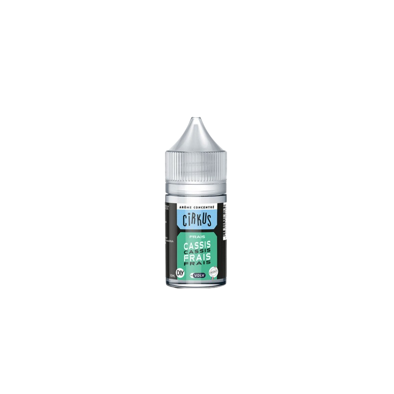 Concentré Cassis Frais 30ml de la gamme cirkus