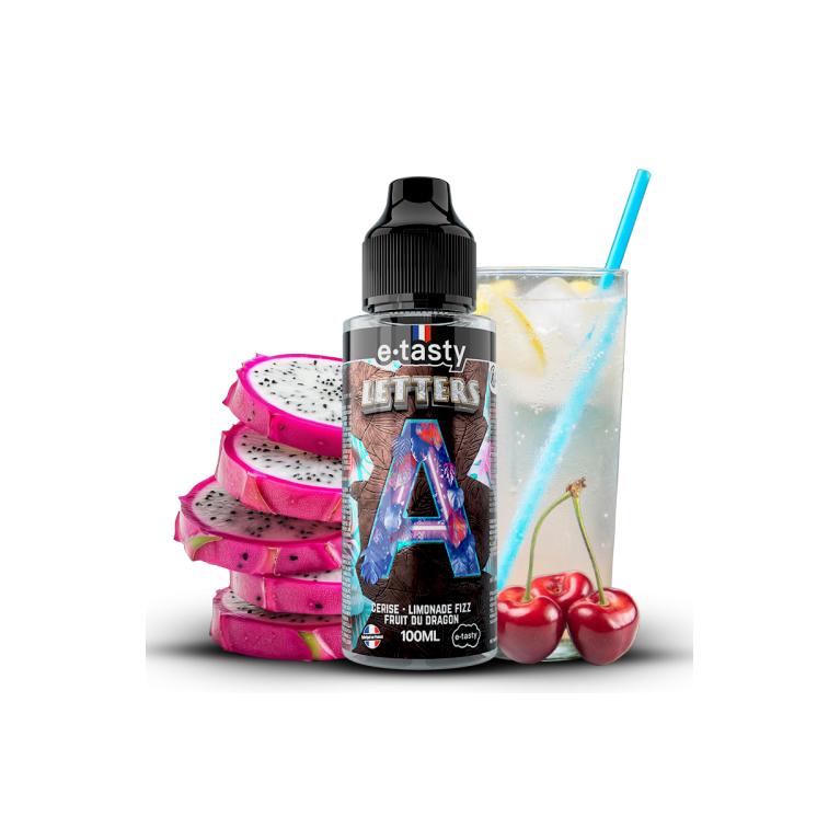 E-liquide Letters A 100ml de la marque E-tasty