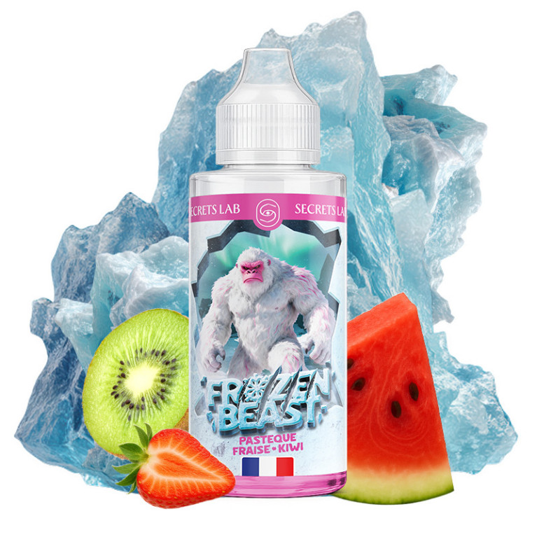 E-liquide Pastèque Fraise Kiwi 50ml de la marque Secret's LAb