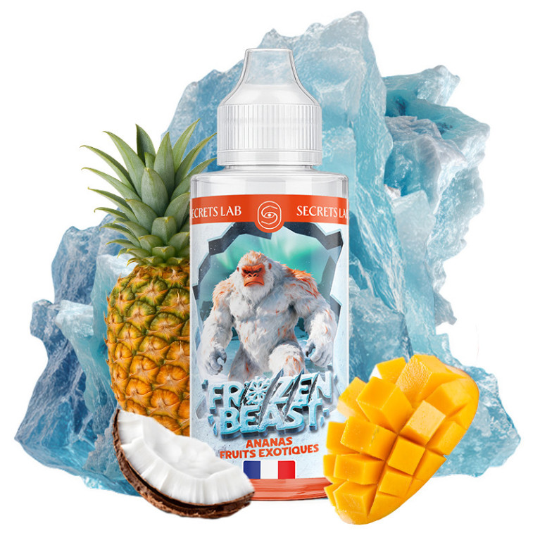 E-liquide Ananas Fruits exotiques 50ml de la marque Secret's LAb