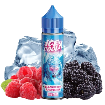 E-liquide Mûre Framboise 50ml de la gamme Ice cool X (Liquidarom)