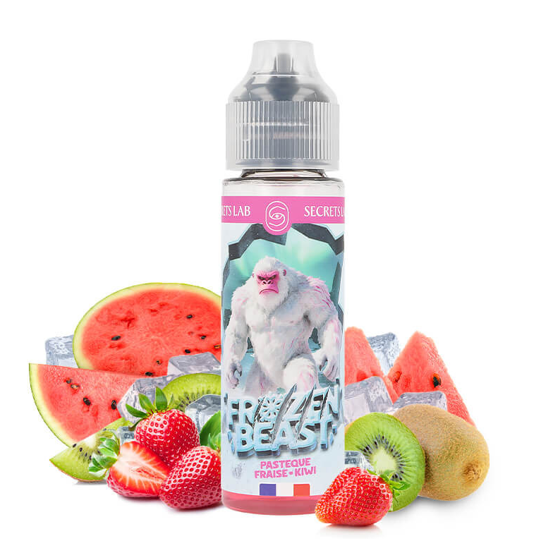 E-liquide Frozen Beast Pastèque Fraise Kiwi 50ml de la marque Secret's Lab