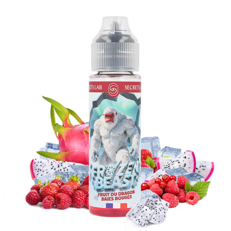 E-liquide Frozen Beast Fruit du Dragon Baies Rouges 50ml de la marque Secret's Lab