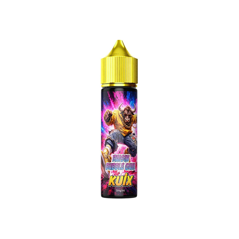 E-liquide Raisin Bubble Gum 50ml de la gamme Kuix chez Klopina