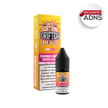 E-Liquide Carambole Mangue Ananas Glacés 10ml de la marque Drifter Exotic Edition