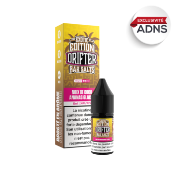E-Liquide Noix de Coco Ananas Glacés 10ml de la marque Drifter Exotic Edition