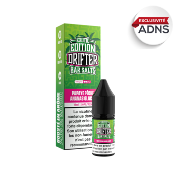 E-Liquide Papaye Pêche Ananas Glacés 10ml de la marque Drifter Exotic Edition