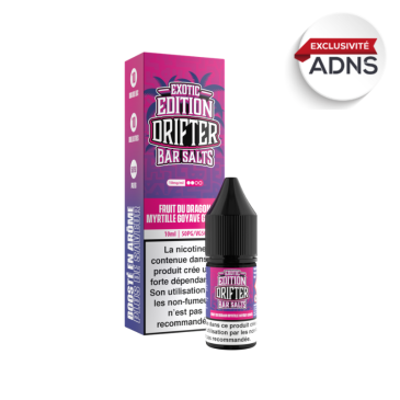 E-Liquide Fruit du Dragon Myrtille Goyave Glacés 10ml de la marque Drifter Exotic Edition