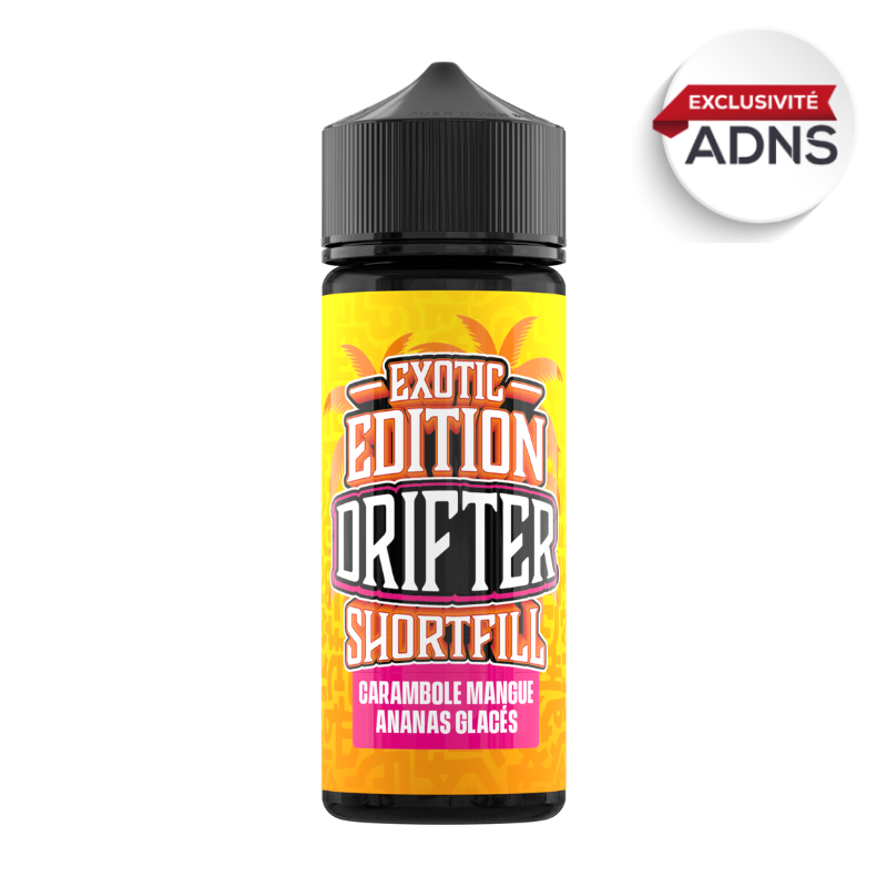 E-liquide Carambole Mangue Ananas Glacés 100ml de la marque Drifter Exotic Edition
