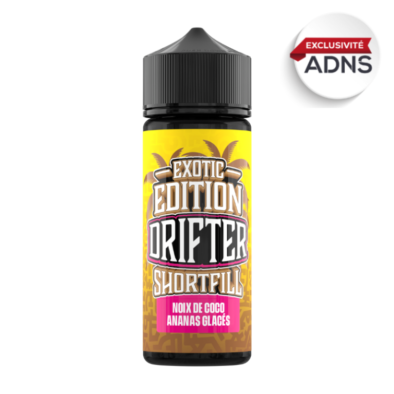 E-liquide Noix de Coco Ananas Glacés 100ml de la marque Drifter Exotic Edition