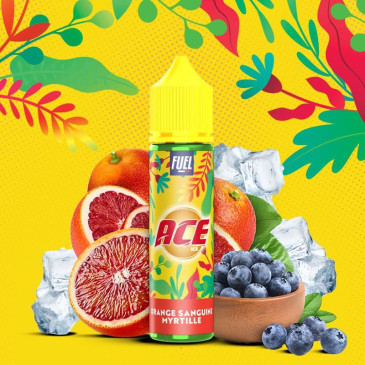 E-liquide Orange Sanguine Myrtille 50ml de la gamme ACE
