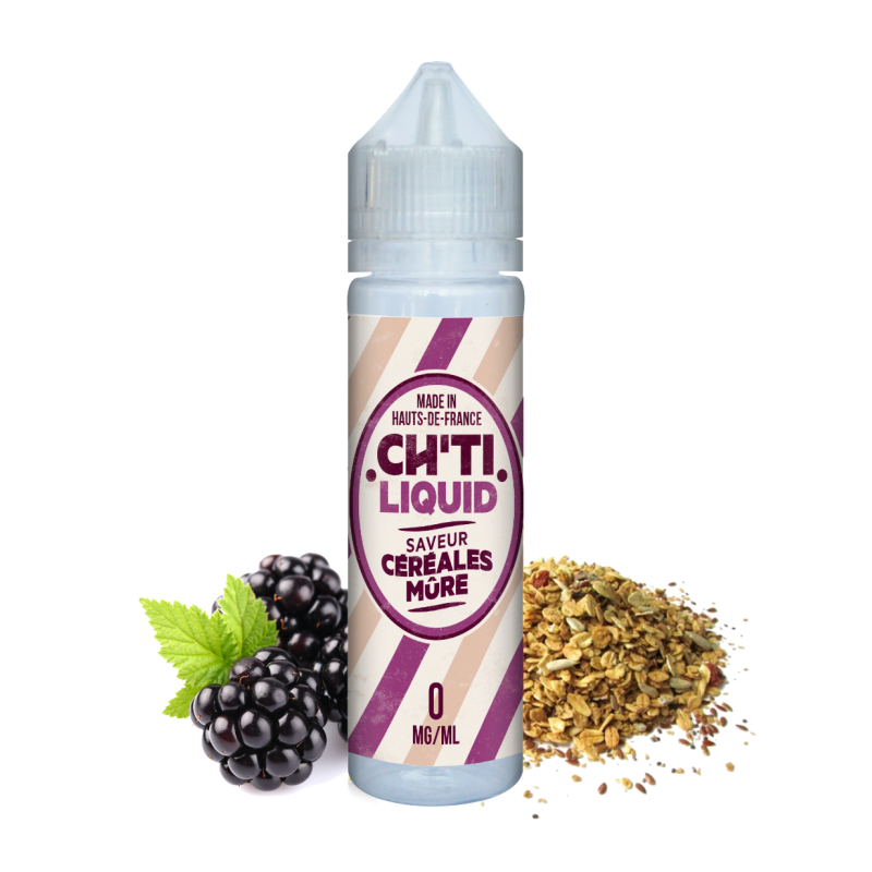 E-liquide Céréales Mûre 50ml de Chti Liquid | Fruité et savoureux