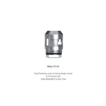 Résistance TFV8 Baby V2 de la marque Smoktech chez Klopina