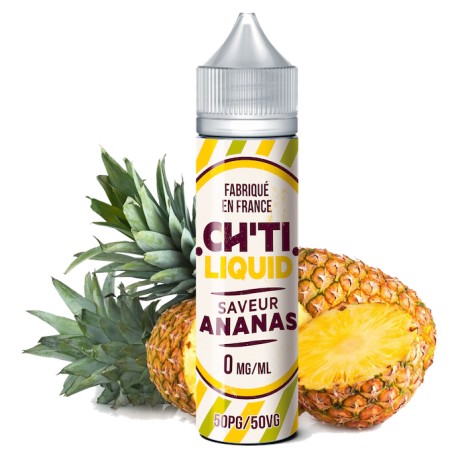 E-liquide Ananas 40ml de la marque Chti Liquid