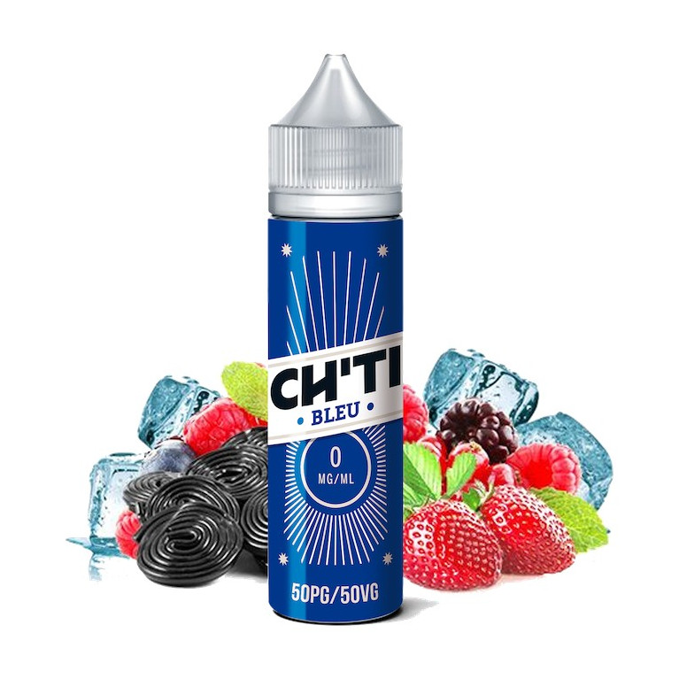 E-liquide Bleu 40ml de la marque Chti Liquid | 