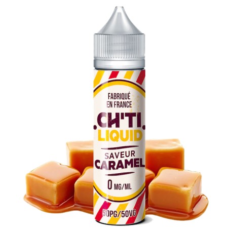 E-liquide Caramel 40ml de la marque Chti Liquid