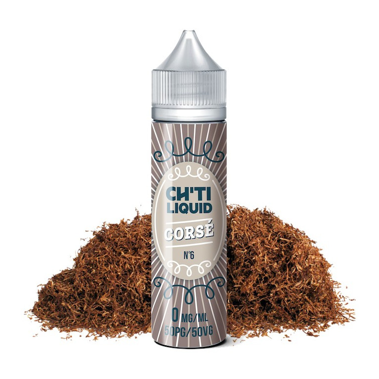 E-liquide Corsé 40ml de la marque Chti Liquid | Tabac brun