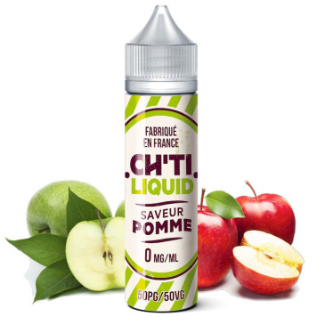 E-liquide Pomme Verte 40ml de la marque Chti Liquid | 