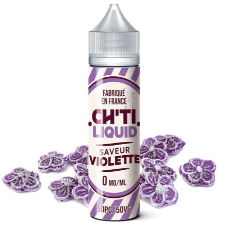 E-liquide Violette 40ml de la marque Chti Liquid