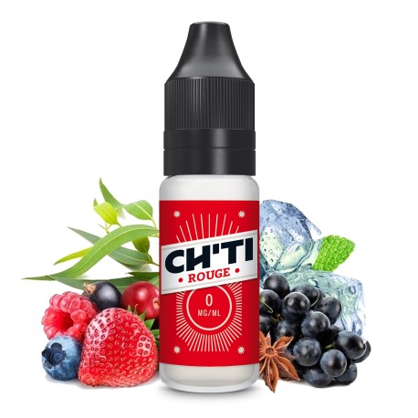 E-liquide Rouge de la marque Chti Liquid