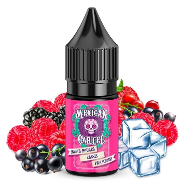 Concentré Fruits Rouges Cassis Framboise de la marque Mexican Cartel 10ml 