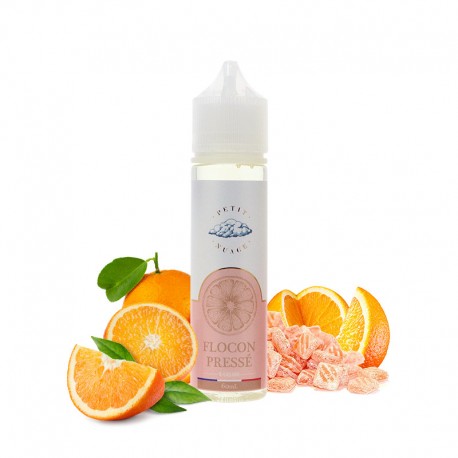 E-liquide Flocon Pressé 60 ml de la gamme Petit Nuage .sl