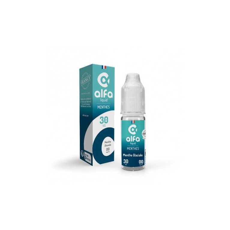 E-liquide Menthe Glaciale de la marque Alfaliquid chez Klopina