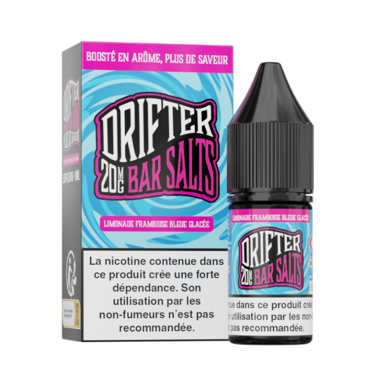 E-liquide Limonade Framboise Bleue Glacée Salt de la marque Bar Salts Drifter | Fruité et savoureux