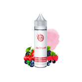 E-liquide Barbe à Papa Fruits Rouges 50ml de la gamme Crazy Labs