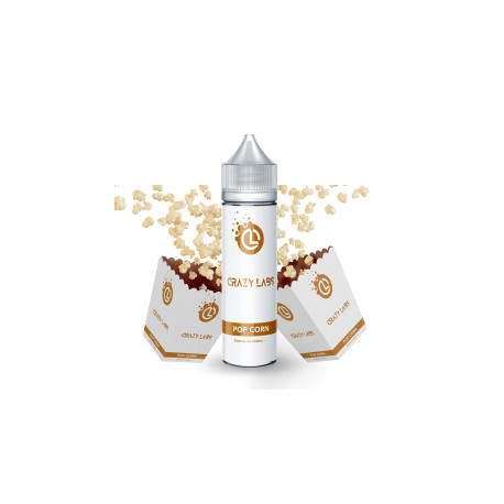 E-liquide Popcorn 50ml de la gamme Crazy Labs