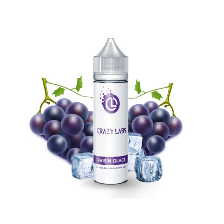 E-liquide Raisin 50ml de la gamme Crazy Labs