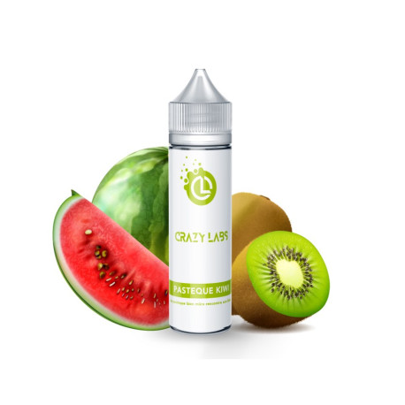 E-liquide Pastèque Kiwi 50ml de la gamme Crazy Labs