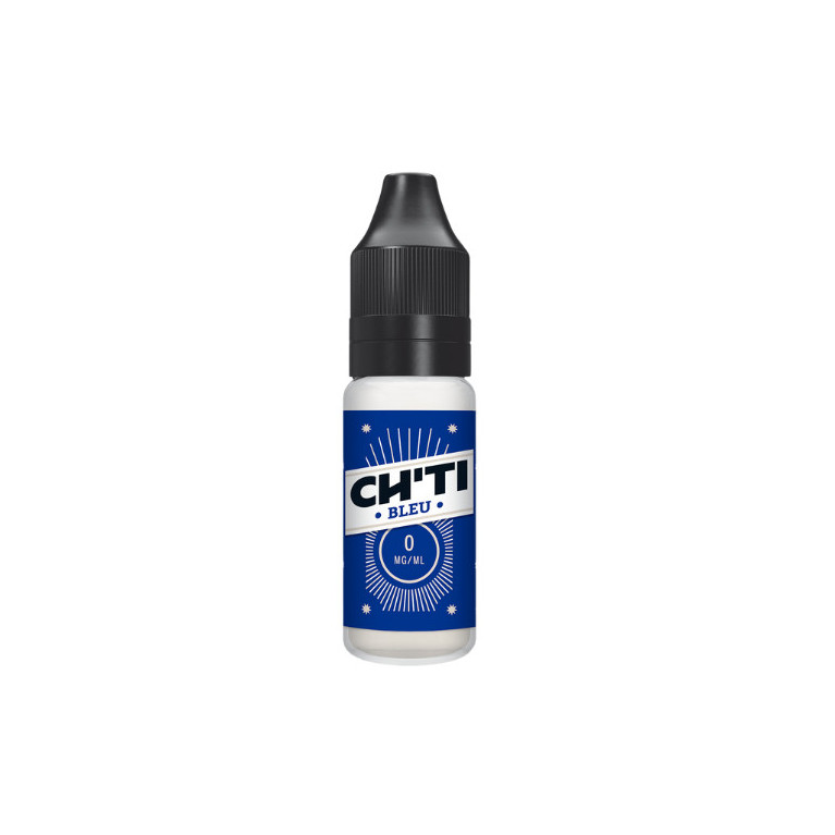 E-liquide Bleu de la marque Chti Liquid | Fruité et frais.