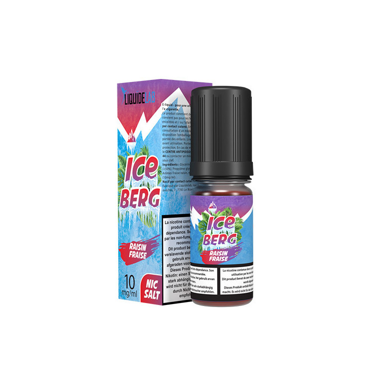 E-liquide Raisin Fraise Salt de la marque Liquide Lab | Fruité et savoureux