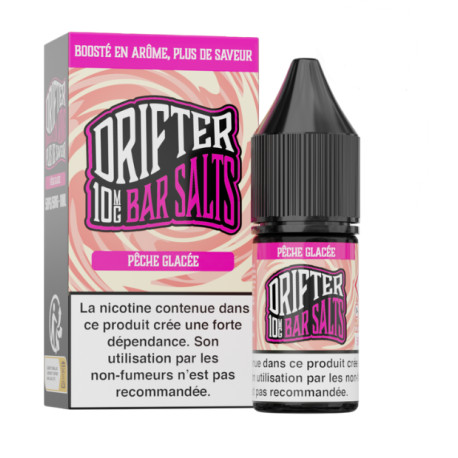 E-liquide Pêche Glacée Salt de la marque Bar Salts Drifter