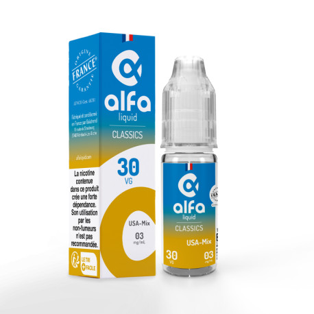 E-liquide classique USA-Mix de la marque Alfaliquid