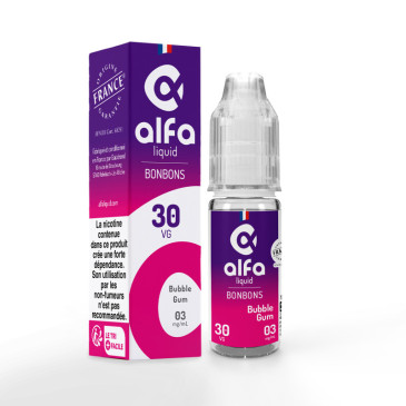 E-liquide Bubble Gum de la marque Alfaliquid chez Klopina