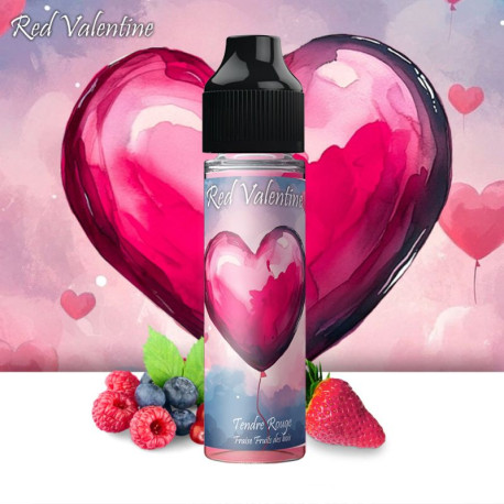 E-liquide Tendre Rouge de la gamme Red Valentine