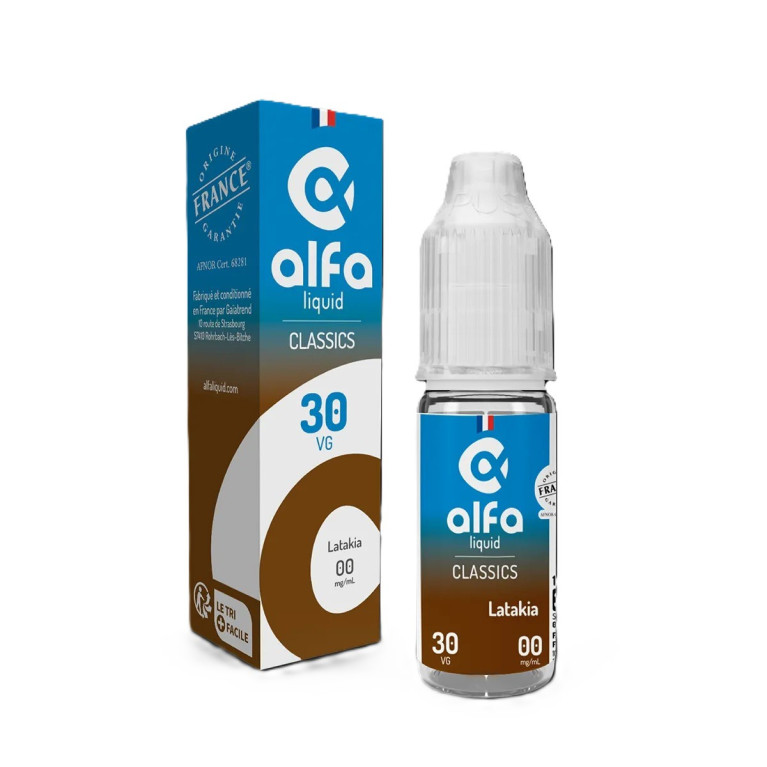E-liquide Latakia de la marque Alfaliquid | Un classique chez Klopina