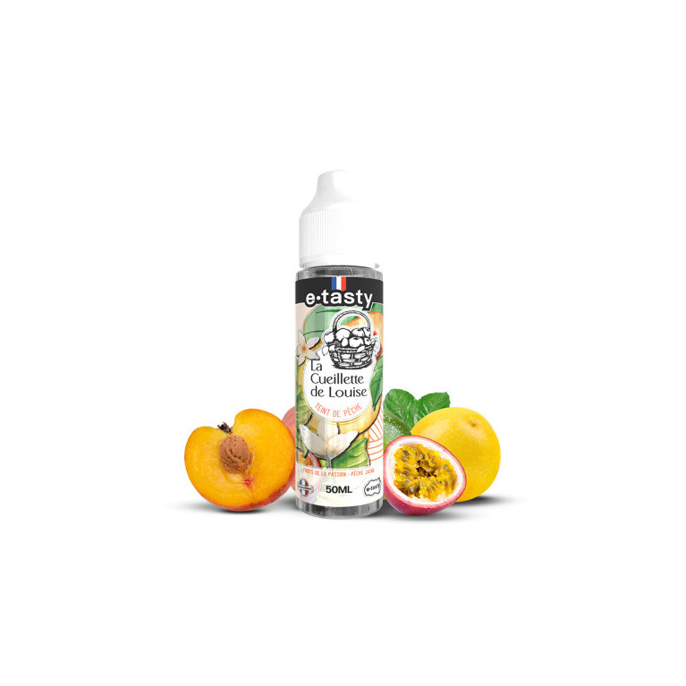E-liquide Teint de Pêche de la gamme La Cueillette de Louise