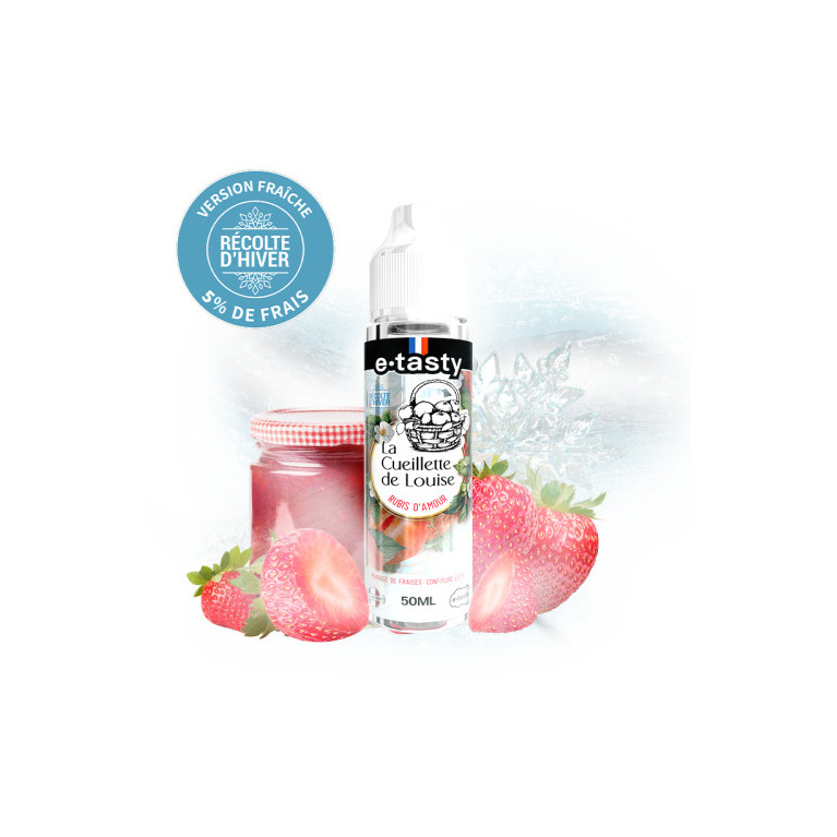 E-liquide Rubis d'Amour Hiver de la gamme La Cueillette de Louise