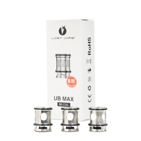 Lot de 3 Résistances UB Max de la marque Lost Vape