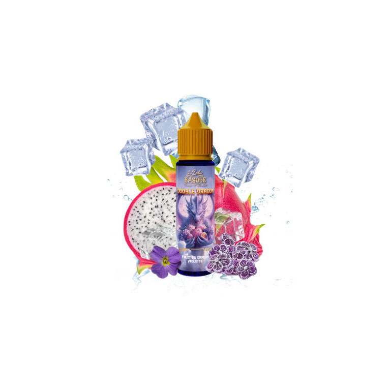 E-liquide Fruit du Dragon Violette de la gamme Double Dragon