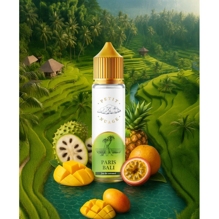 E-liquide Paris Bali de la gamme Petit Nuage chez Klopina
