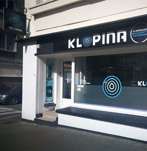 Façade du magasin Klopina à Saint-Omer